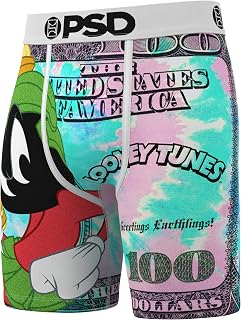 Underwear Mens Boxer Briefs - Looney Tunes & Snake Print Standard Length Pack & Singles, Soft & Breathable for Men