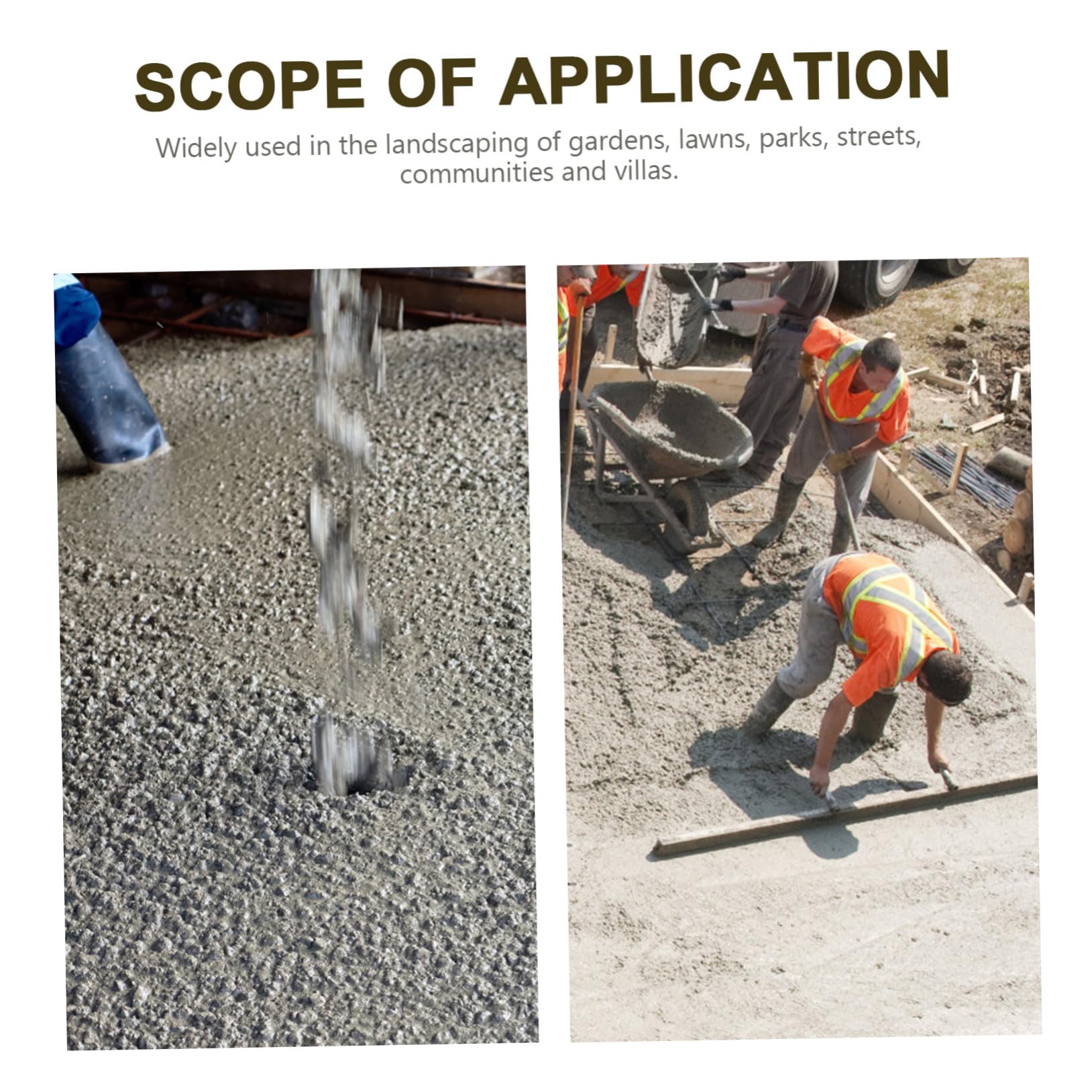 Yardwe 2pièces Moule à Pavé De Jardin Outil De Création De Chemin Plastique Réutilisable pour Aménagement Paysager Et Décoration De Jardin