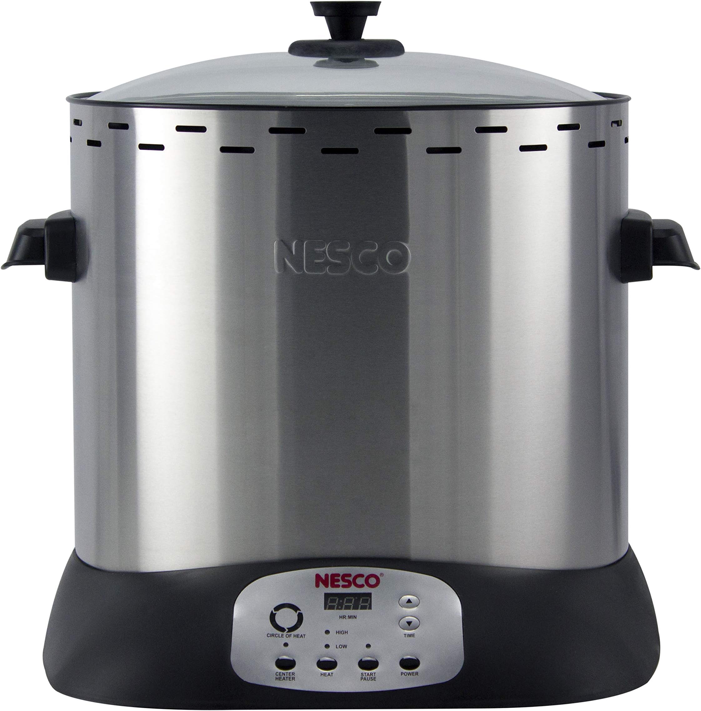 NESCO ITR-01 Digital Infrared Upright Turkey Roaster, Oil Free, 1420 Watts, Silver