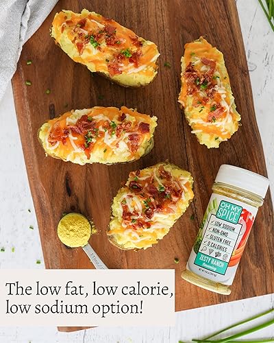 Miniatura 5 de Zesty Ranch - Condimento Keto bajo en sodio de Oh My Spice  0 calorías, 0 carbohidratos, 0 azúcar, sin gluten, paleo, sin OMG, sin MSG sin