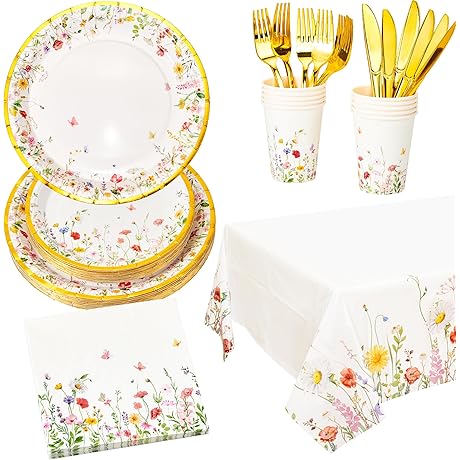 Crisky Wildflower Party Decorations: A Floral Extravaganza