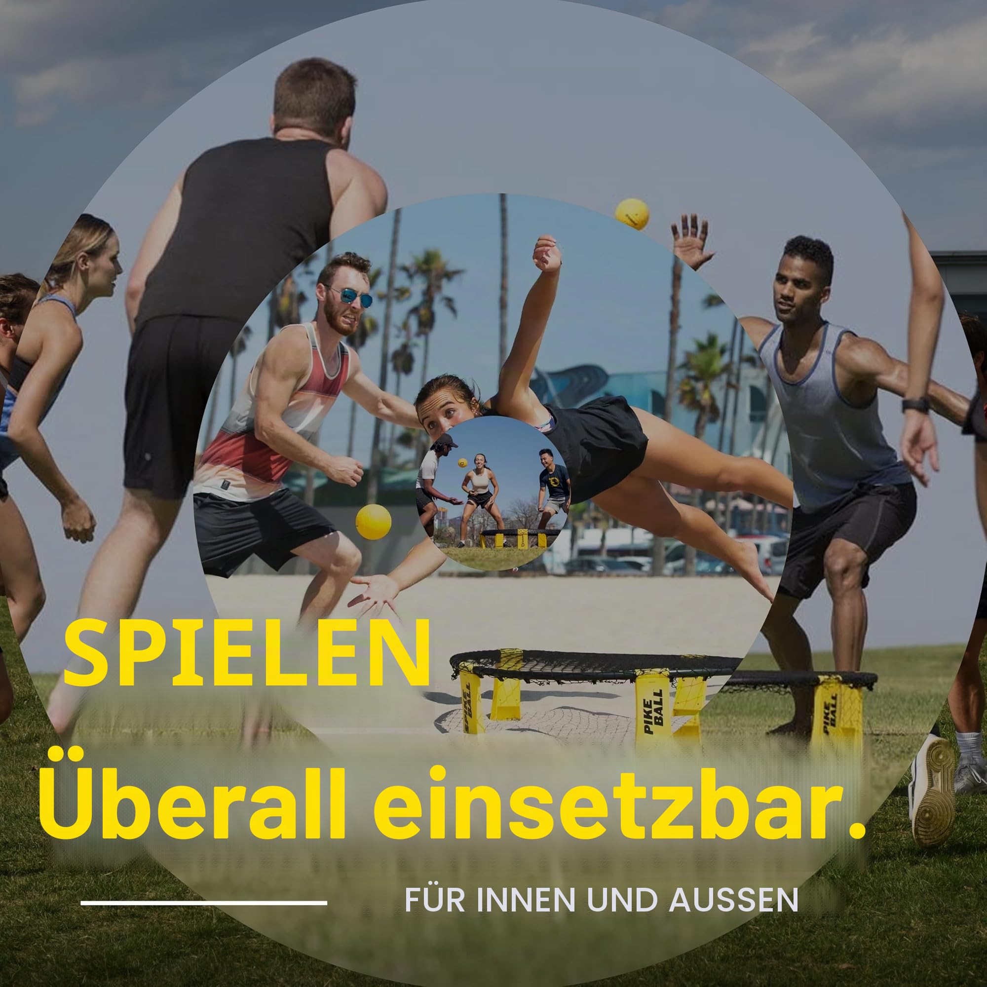 Spikeball Single Set - Roundnet - mit 1 Ball und Tragetasche