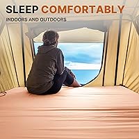 Vista 8 de Colchón de futón enrollable de espuma viscoelástica para automóvil, cama de camping, cama de campamento, colchón japonés para cama de campamento