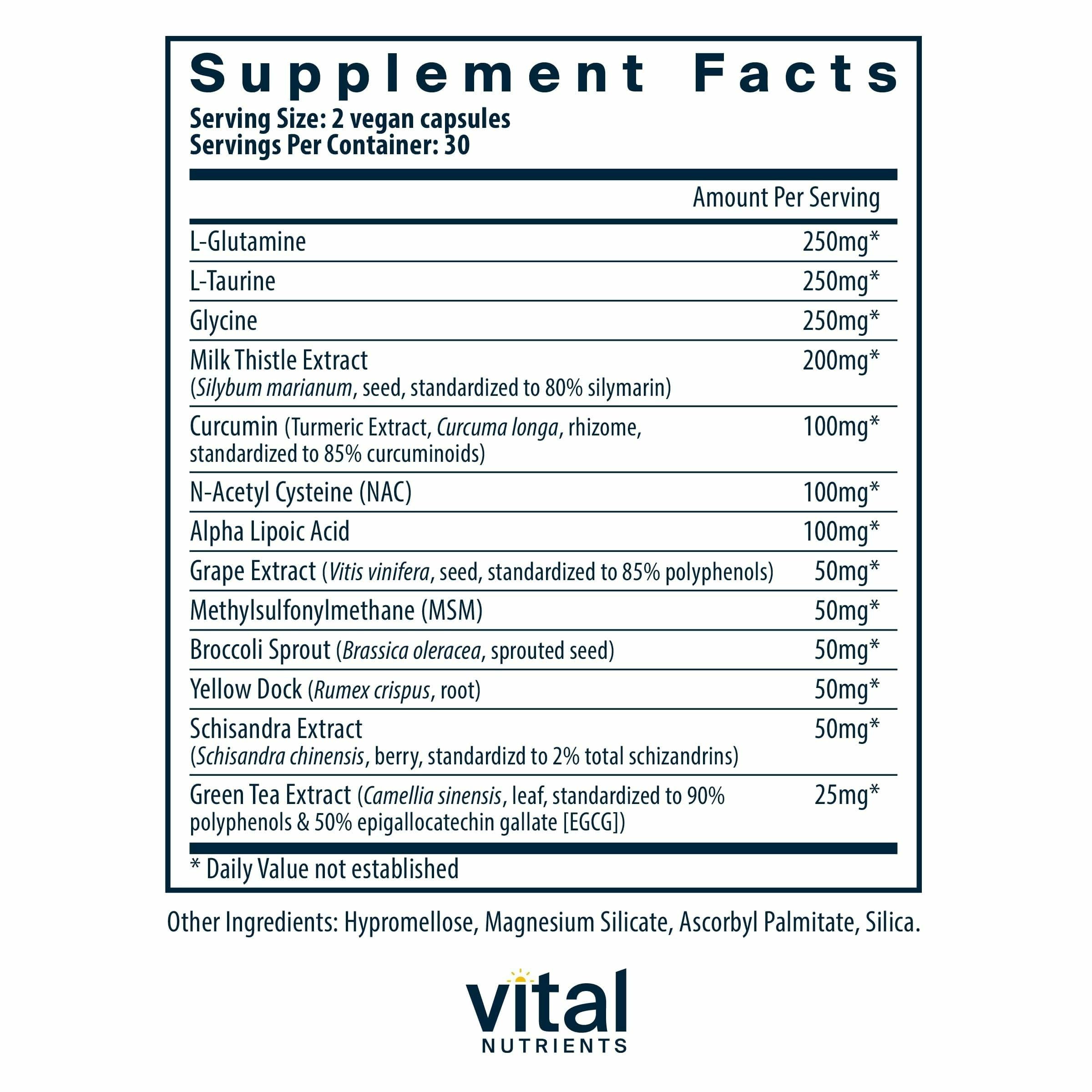 Vital Nutrients Detox Formula, 60 Capsules — Amazon image 2