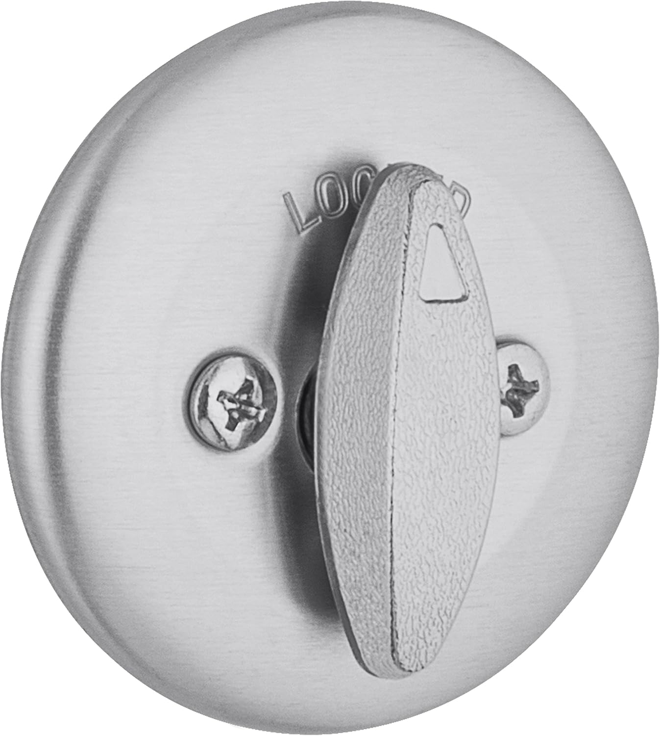 Kwikset 660 Deadbolt Deadbolt Lock, Satin Chrome Round Exterior Keyed Front Entry Door, Pick Resistant SmartKey Rekey Security, Single Cylinder Dead Bolt