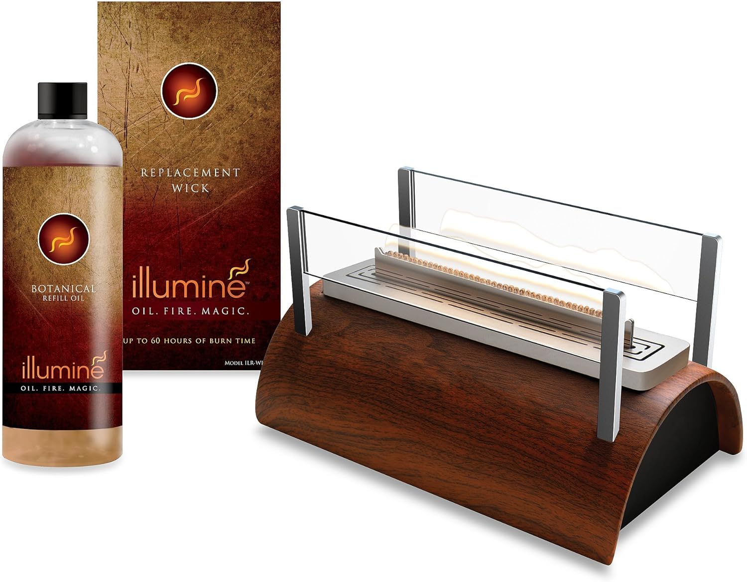 Homedics Illumine Aspen Tabletop Fireplace Home & Kitchen