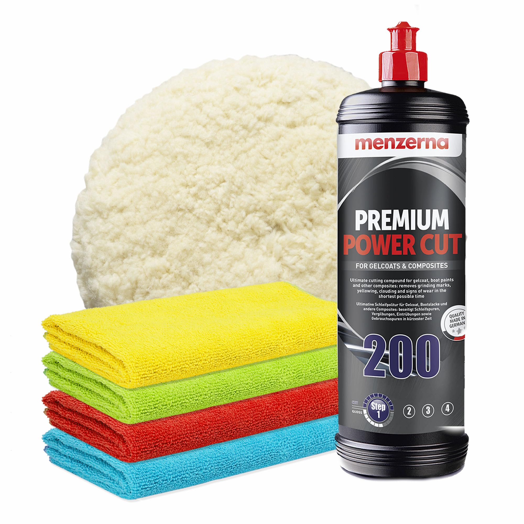 MENZERNA Menzerna Heavy Cut Premium Kırmızı Pasta Süngeri 150 Mm | Oto Cila ve Parlatıcı Ürünleri