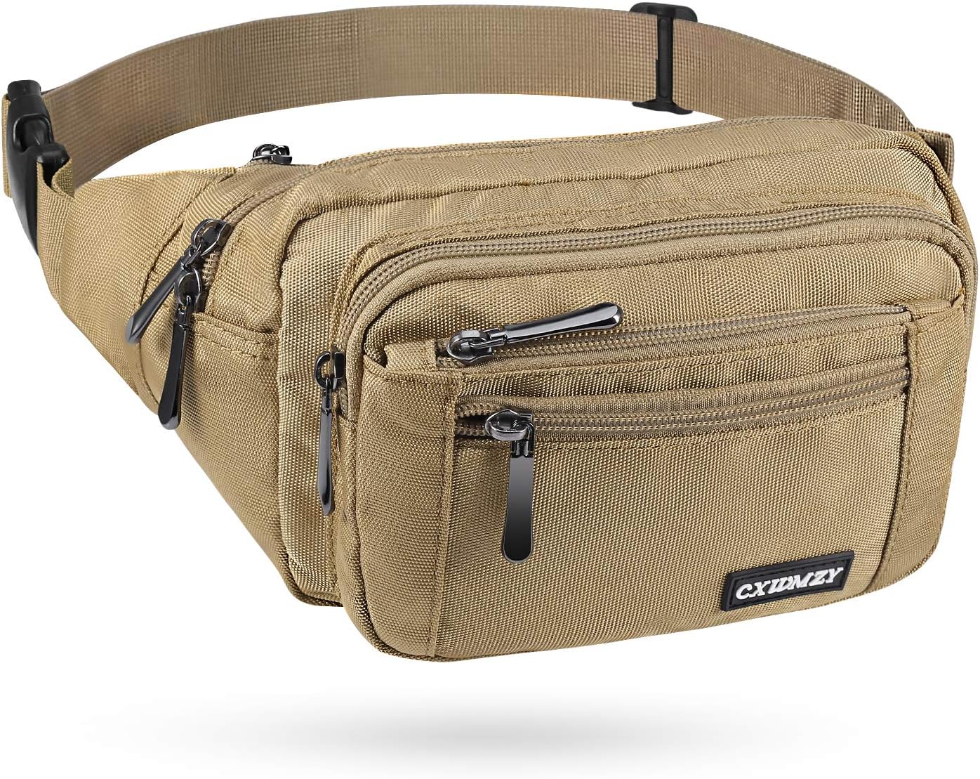 CXWMZY Fanny Packs For Women & Men Waist Pack Hip Bum Bag with Multi-Pockets Large Capacity Waterproof Casual Bum Bag for Disney Traveling Casual Cycling Running Hiking