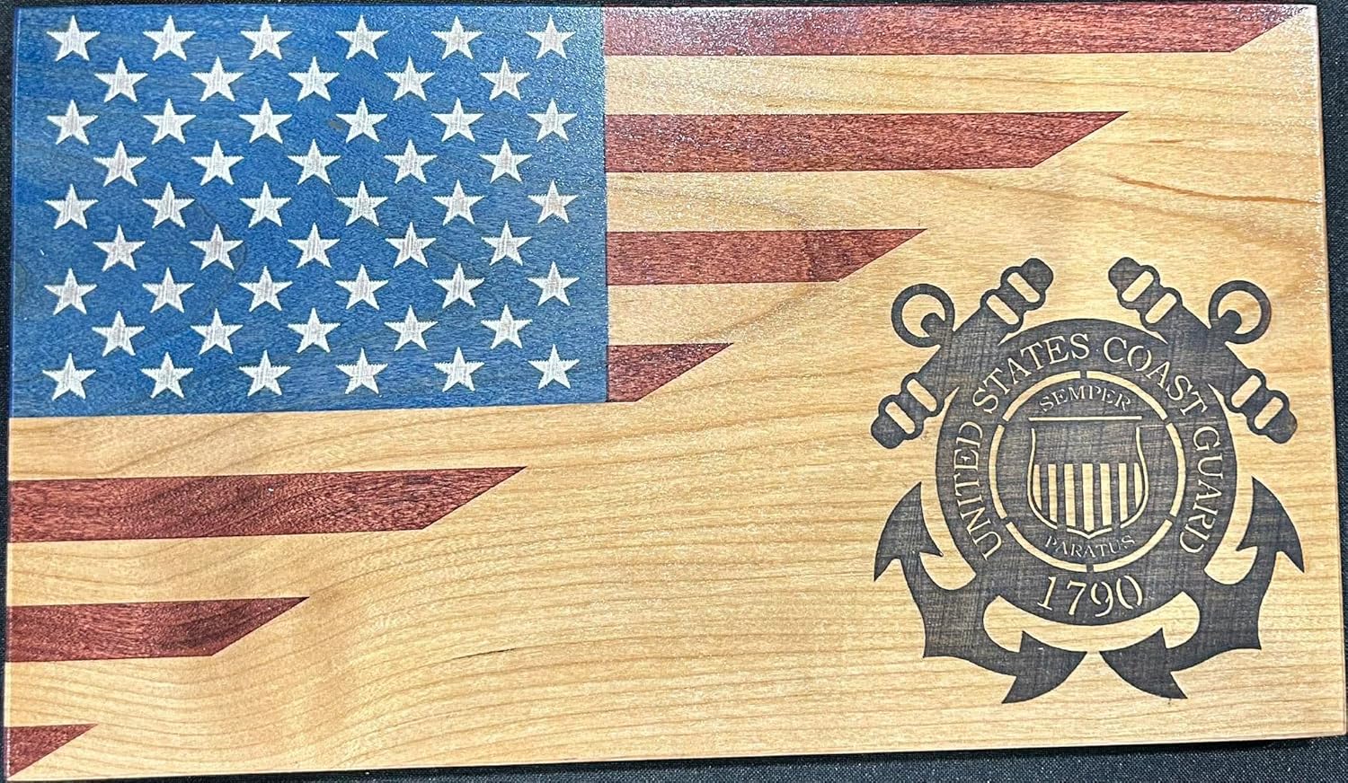 2nd Amendment Wood Desktop Flag – 6.25 x 11 Inch Patriotic Desk Decor, Made in USA (2nd Amendment)