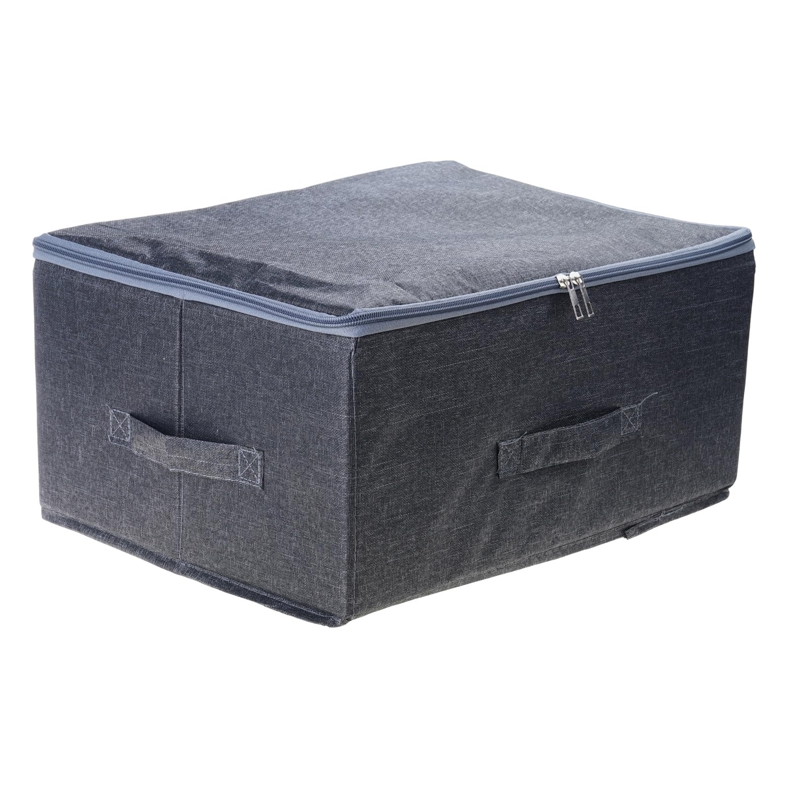 NUEAYMS Modern Cloth Storage Container with Easy Access Lid Fabric Storage Bin for Seasonal Clothing and Household Items Flipping Lid Cloth Organizers