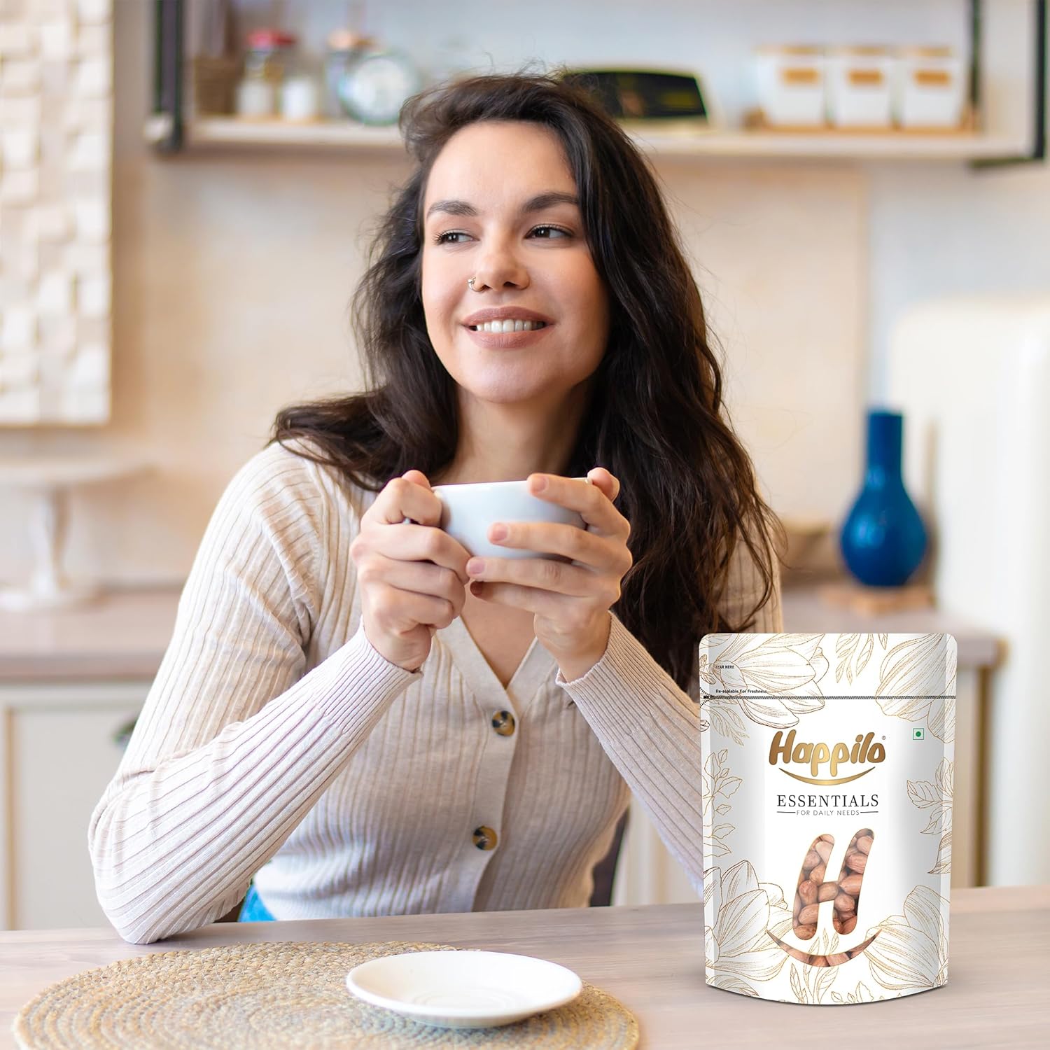 Happilo Essentials Raw Peanuts 500g