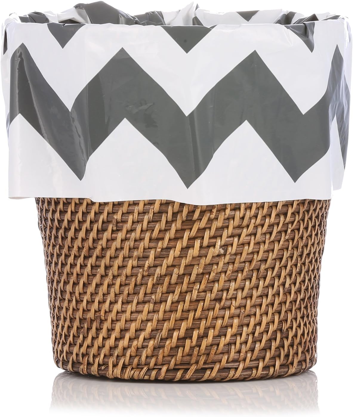 Home Decor Zig-Zag Wastebasket Bags - 12 Pack