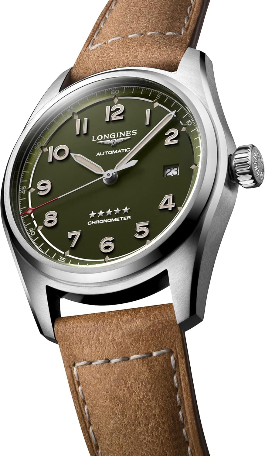Longines Spirit Automatic Chronometer Green Dial Men's Watch L3.810.4.03.2