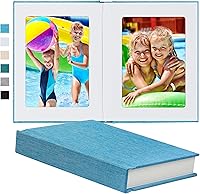 Vista 8 de Álbum de Fotos 5x7 con Espacio para Escribir Cubierta de Lino Álbum de Fotos 5x7 Contiene 20 Fotos Ideal para Álbum Temático de Boda y Álbumes