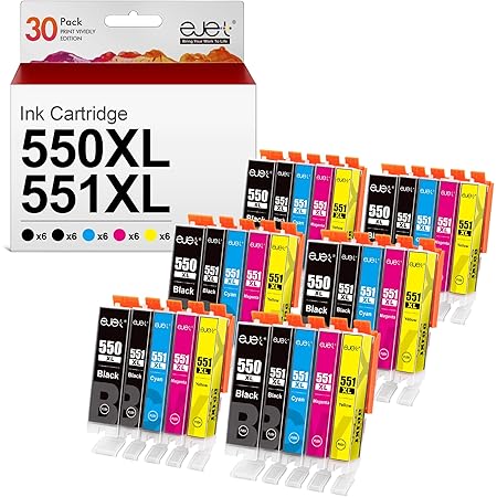 CANON CLI551XL CLI-551XL INCHIOSTRI ORIGINALI CONFEZIONE DA 4 - Foto 7