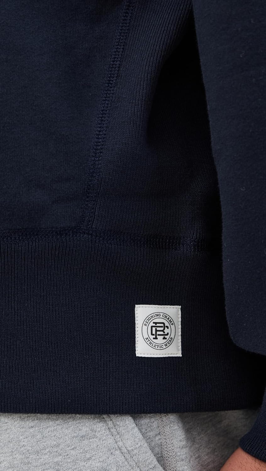 REIGNING CHAMP Men's Midweight Terry Relaxed Crewneck - Image 6