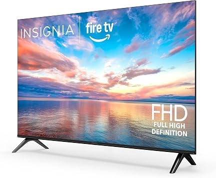 INSIGNIA 32 Class FE Series LED Full HD Smart Fire TV، جهاز تحكم عن بعد صوتي مع Alexa، بث تلفزيوني مباشر بدون كابل