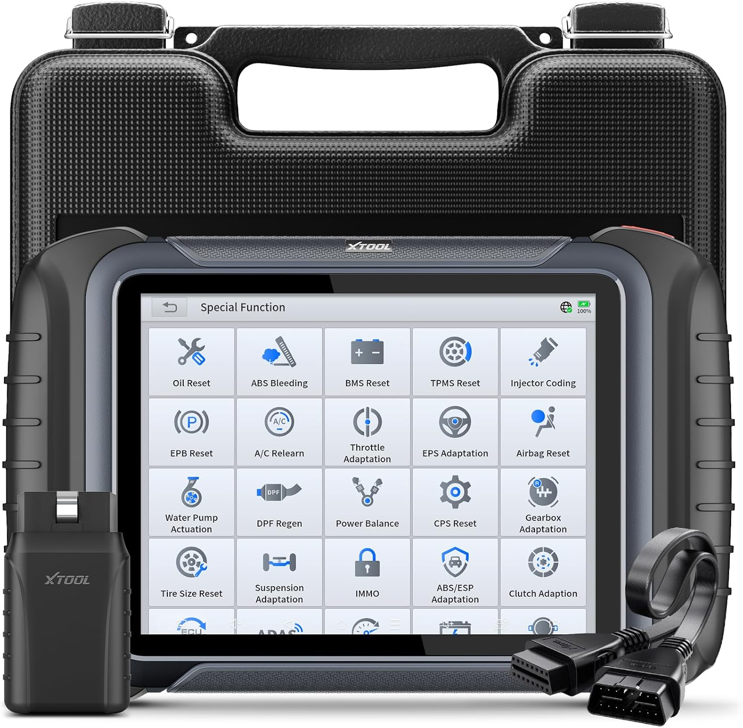 XTOOL D8W Wireless AI-Assisted Bidirectional Scan Tool with OBDII Cable