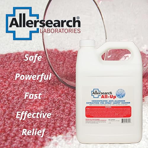 Miniatura 5 de Allersearch All-Up - Spray concentrado antialérgico para alfombras, 1 galón (128 onzas)