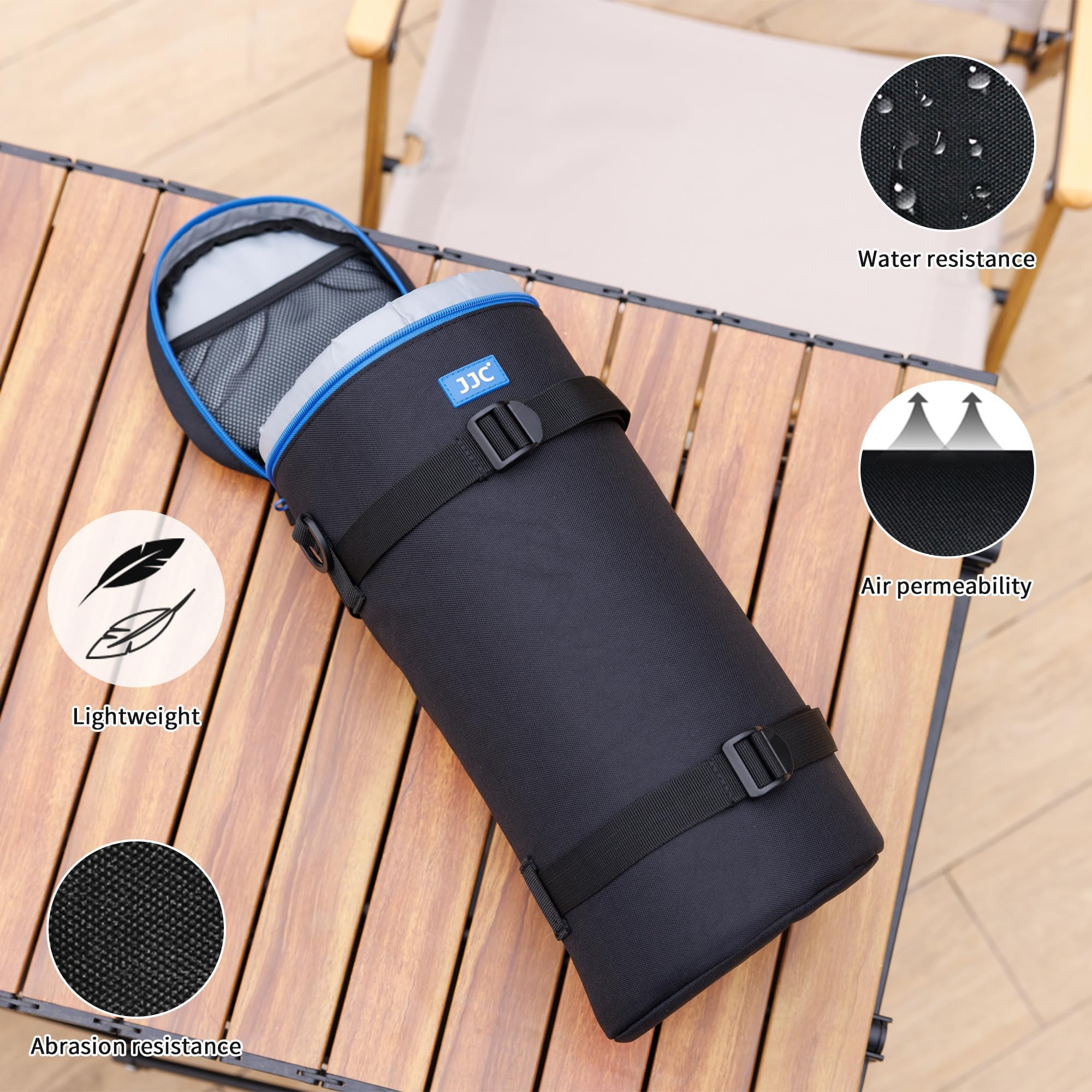 JJC Extra Large Camera Lens Case Bag for Canon RF 200-800mm Below 5.5x14.6 | Thick Camera Lens Case for Nikon 180-600mm600mm F6.3for Sony FE 200-600mm F5.6-6.3 Zoom 400-800mm F6.3-8 G & Telec product thumbnail 6
