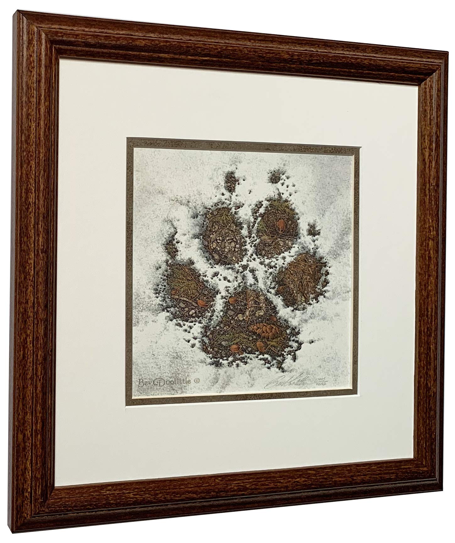 Bev DoolittleWalk Softly Signed and Numbered Matted and Framed Art Print Limited Edition with Certificate of Authenticity