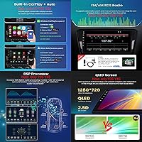 Vista 4 de Android 11 Radio doble DIN estéreo para coche SsangYong Tivoli 2019 ~ 2021 Navegación GPS 9 pulgadas Headunit MP5 Multimedia Video Player con cámara