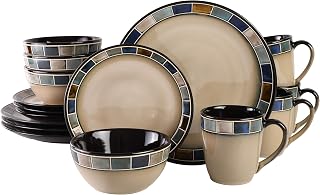 Gibson Elite Azul Casa 16 Piece Reactive Dinnerware Set
