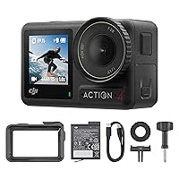 DJI Osmo Action 4 Combo Essenziale - Action cam impermeabile 4K/120fps con sensore 1/1.3”