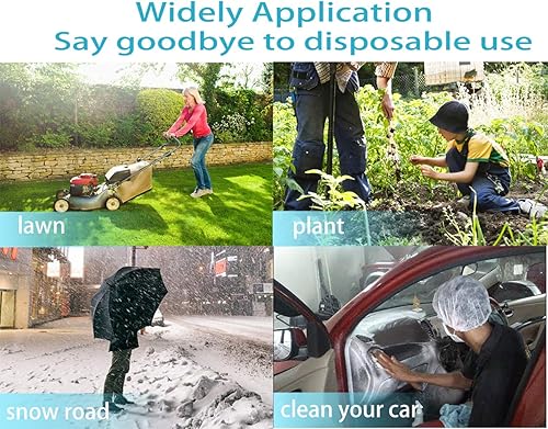 Miniatura 3 de Fundas de silicona para zapatos, impermeables, reutilizables, antideslizantes, resistentes a la lluvia, para hombres y mujeres, Negro, Medium-Large