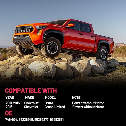 Vista 222 de BDFHYK 741-645 Elevalunas eléctrico con motor para automóvil delantero derecho del pasajero para Chevy Silverado, Tahoe, Suburban, Avalanche