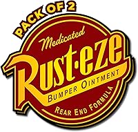 Imperial Vibes Rust-Eze Vinyl Stickers Pack of 2 - Waterproof Durable Decals for Car Truck Laptop Window Water Bottle