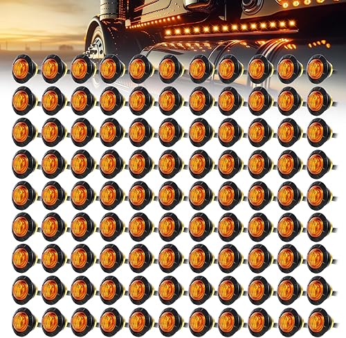 Juego de luces indicadoras Meerkatt de LED, para lateral, miniluces (pack de 100 unidades)