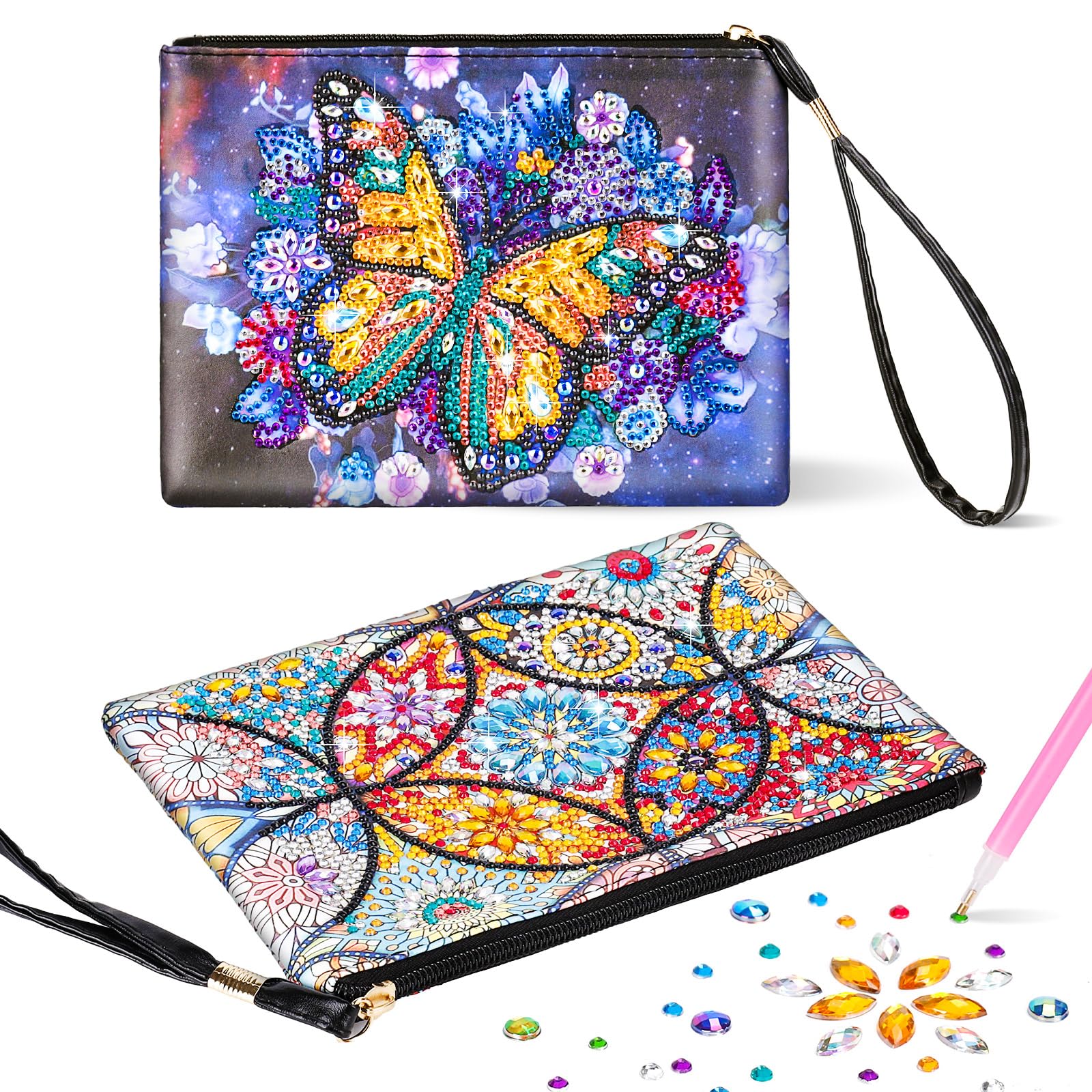 Ballery Bastelset Für Mädchen 4-8 Jahre – Mit Make-up, Stickern & Diamantmalerei