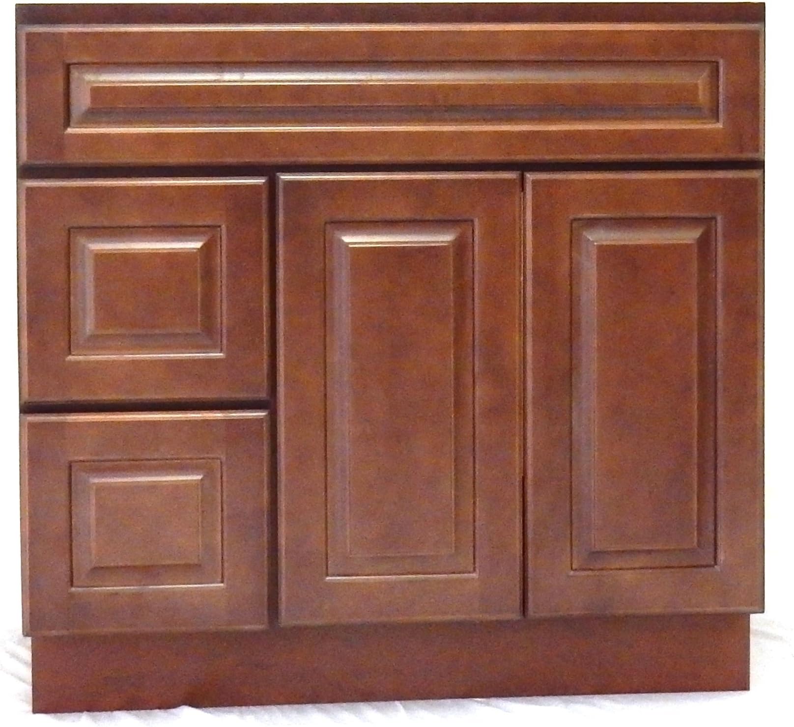 NGY Chestnut Chocolate 36" Vanity Cabinet Maple Wood
