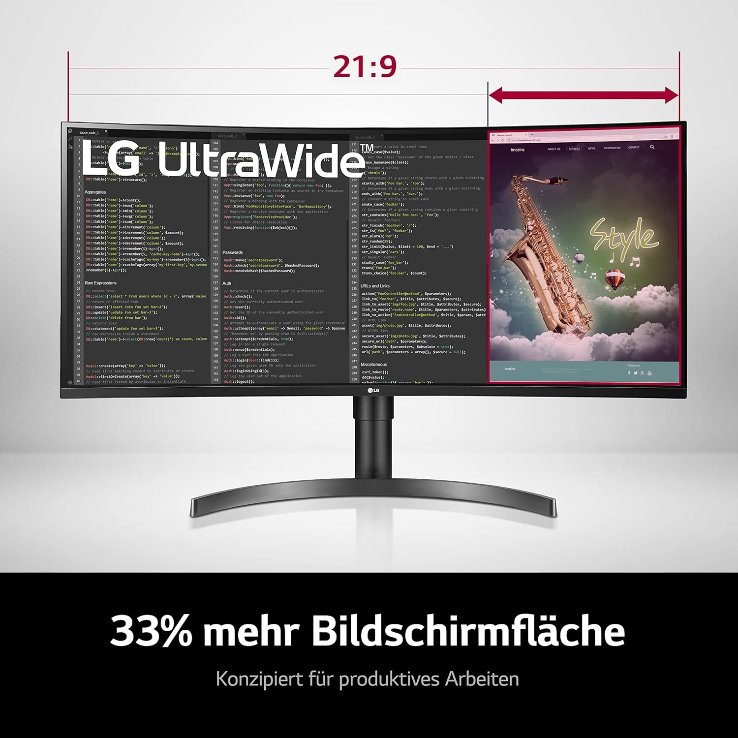 35WN75CP-B 35p UWQHD VA 100Hz - Monitor - Immagine 1