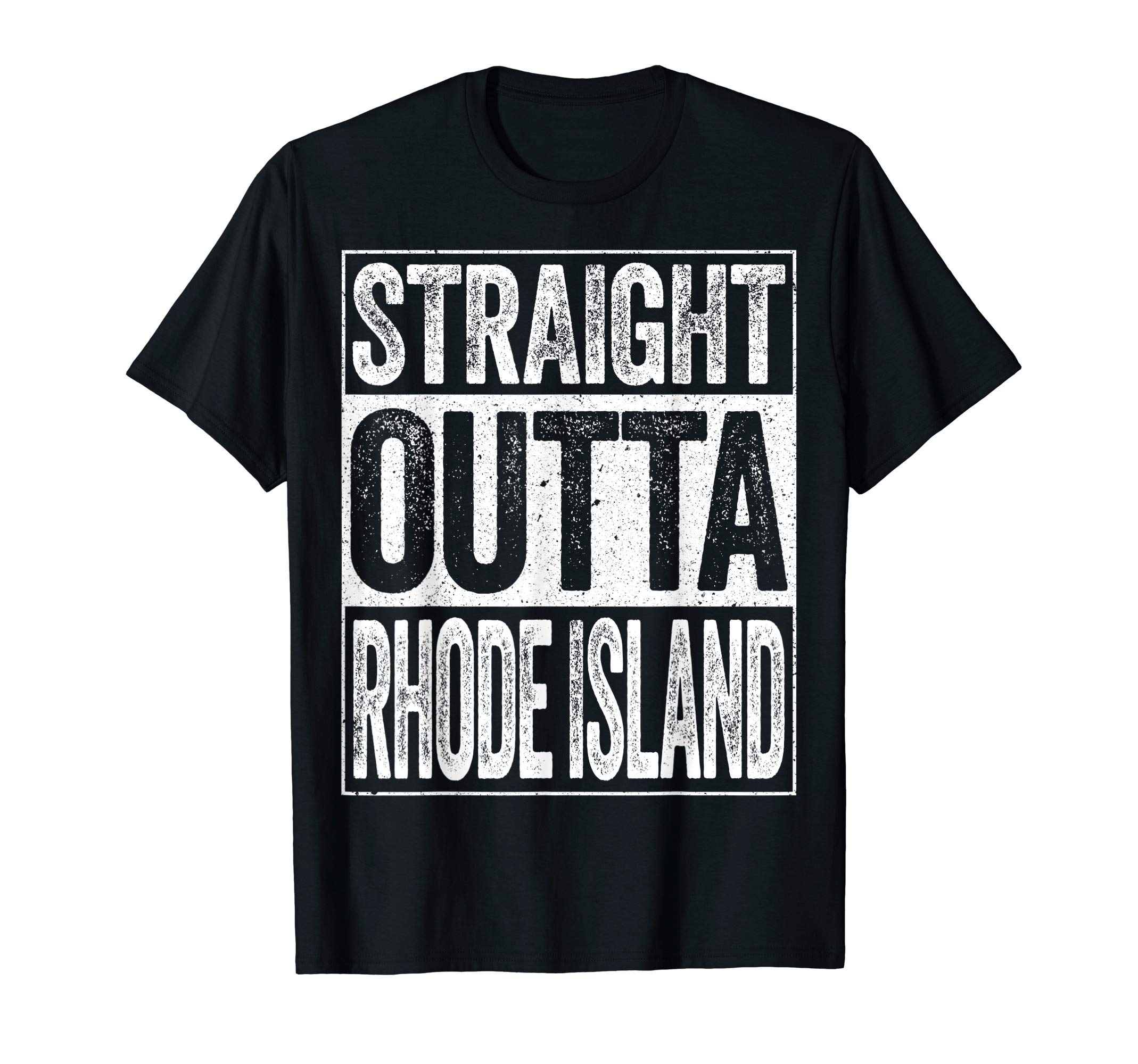 Straight Outta Rhode Island T-Shirt RI State Shirt T-Shirt