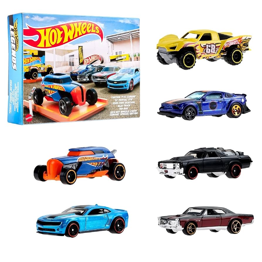 ★〇特 ⑥ Hot Wheels ホットウィール ミニカーセット 50周年など Amazon | ホットウィール(Hot Wheels) レジェンド マルチパック