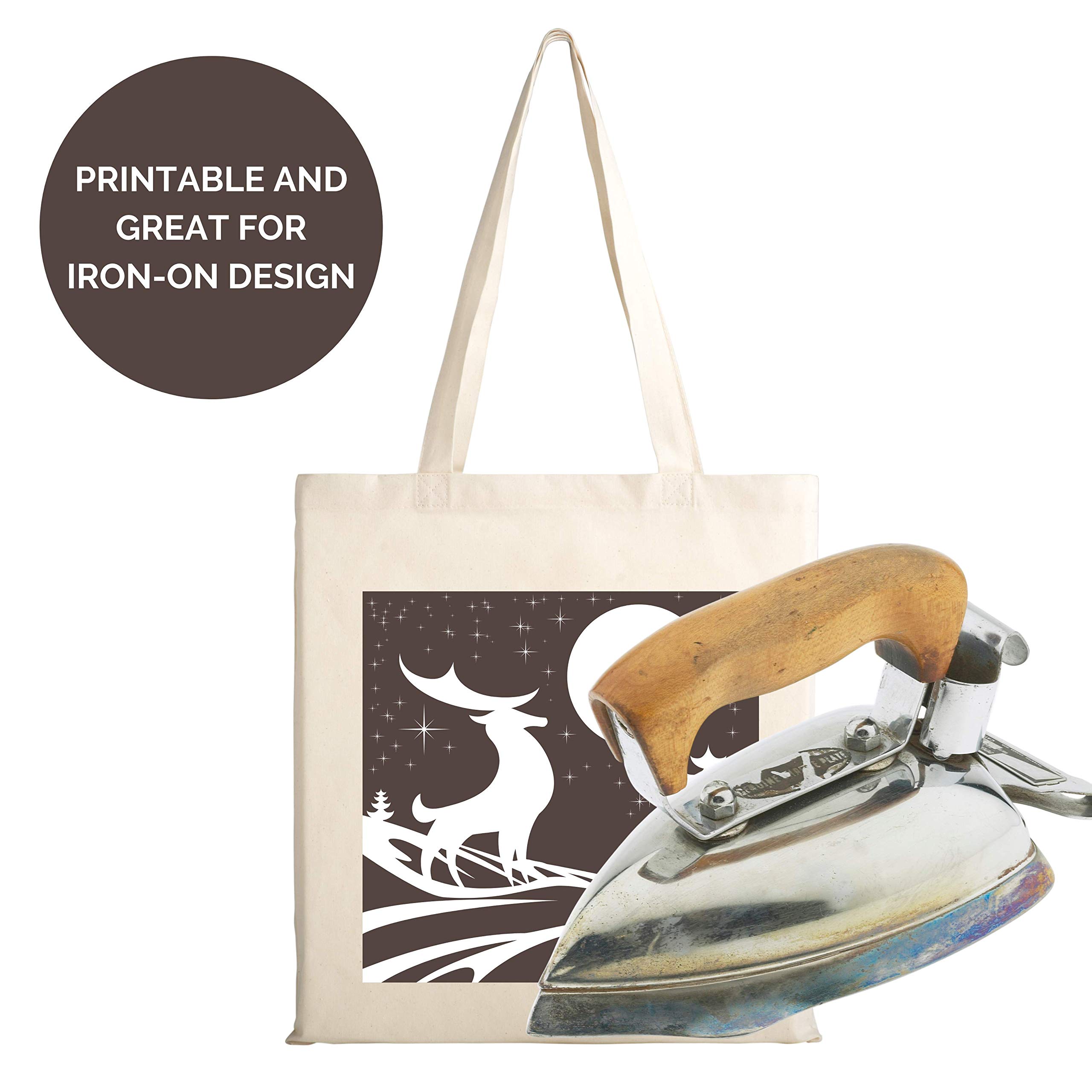 POLHIM Fabric Bag 38 x 42 cm, Natural - Image 3
