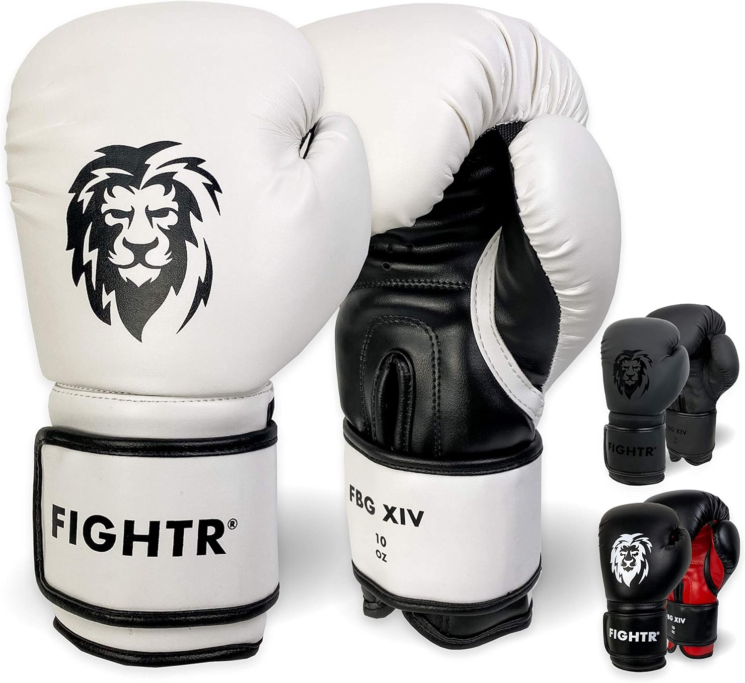 FIGHTR Boxing Gloves - Ideal Stability & Impact Strength | Punching Gloves for Boxing, MMA, Muay Thai, Kickboxing & Martial Arts | Includes Carry Bag : Sports & Outdoors