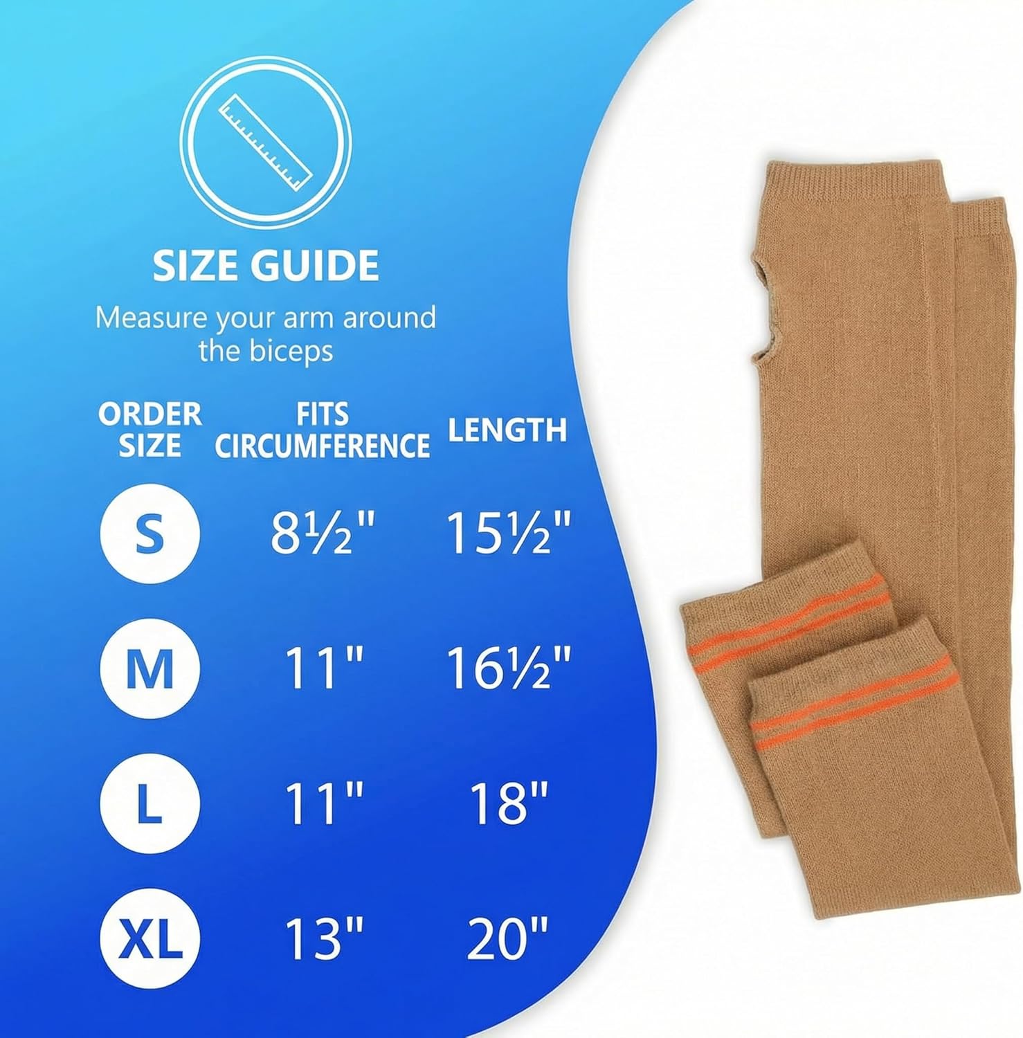 NYOrtho Geri-Sleeves Arm Skin Protectors – Pair of and Washable Protects Sensitive Thin Skin from Tears & Abrasions - Image 4