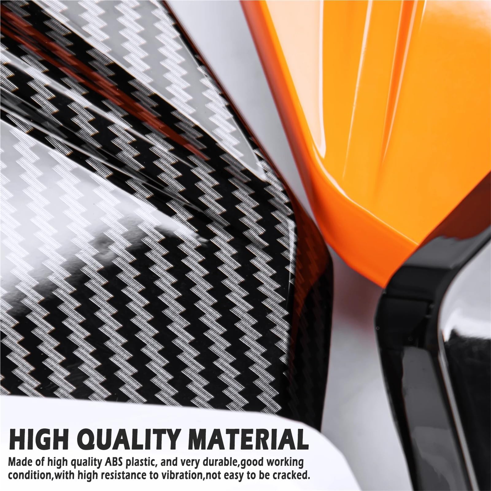 Alette per Moto Coprisella monoposto posteriore per moto adatta per KTM 1290 Super Duke R 2020 2021 2022 2023 Alettone Moto(Carbon Fiber Look)