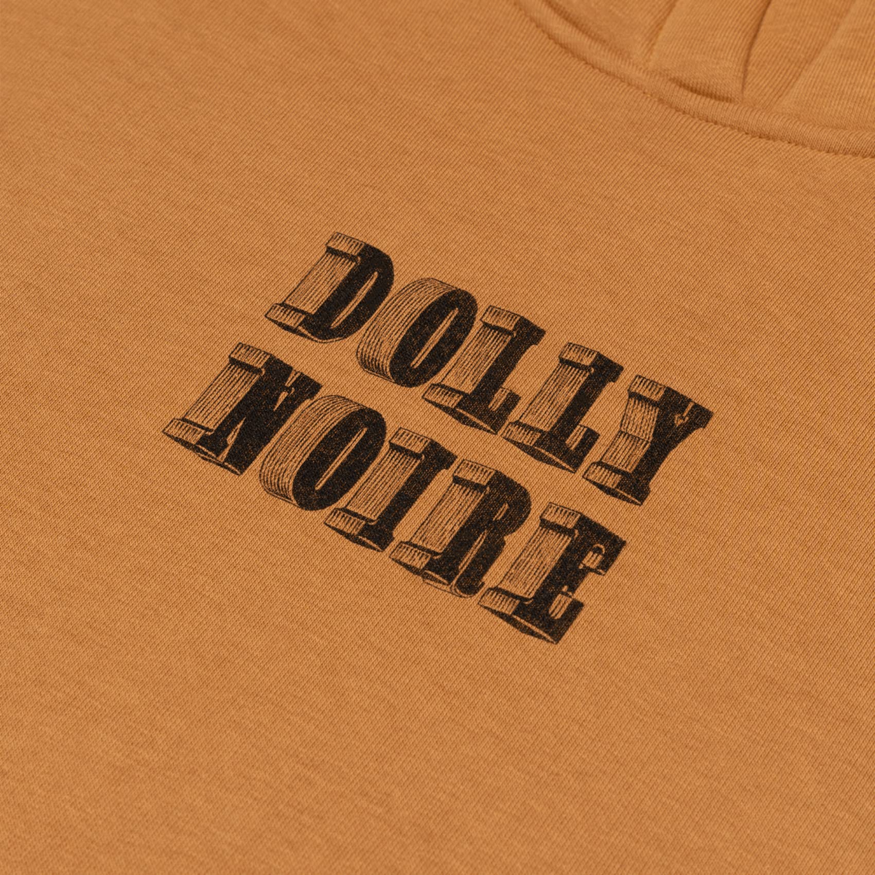 Dolly Noire Bluza Z Kapturem Męska Rozpinana Logo Duże Plecy, Tytoń, L