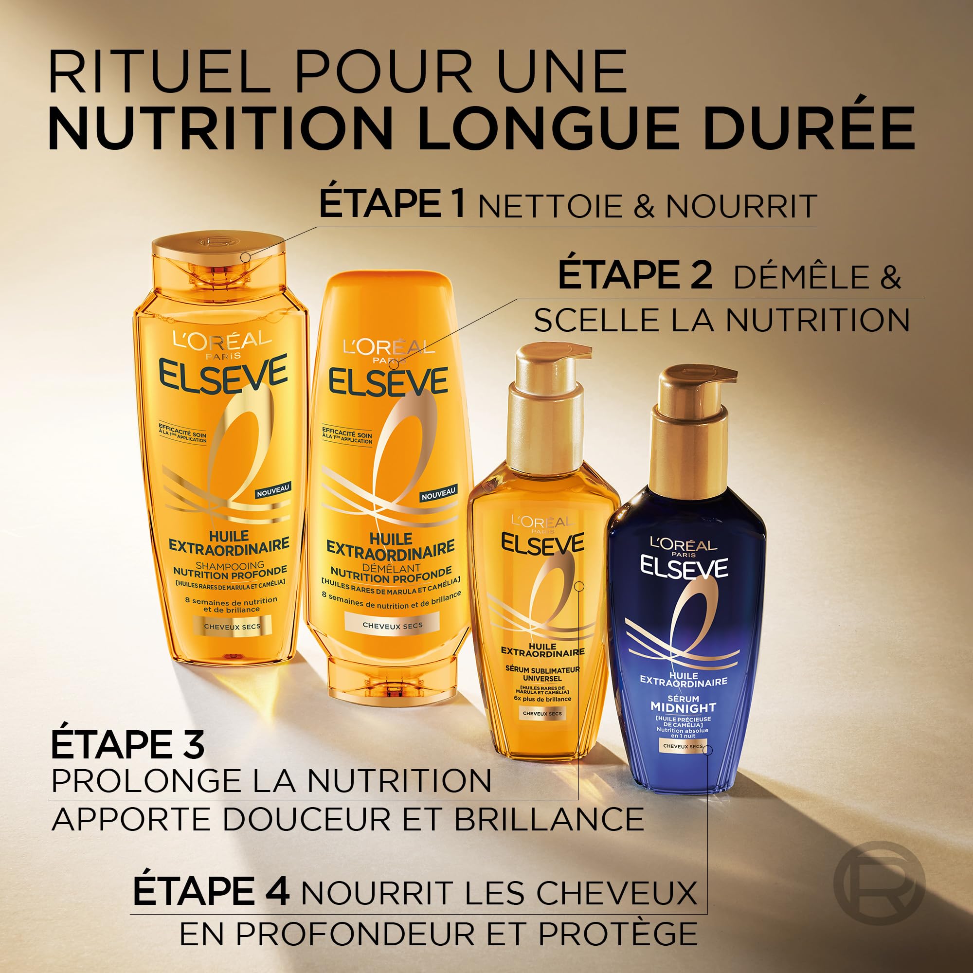L'Oréal Paris Elseve Huile Extraordinaire Soin Sublimateur Universel Nourrissant Multi-Usages Sans Rinçage 100 ml