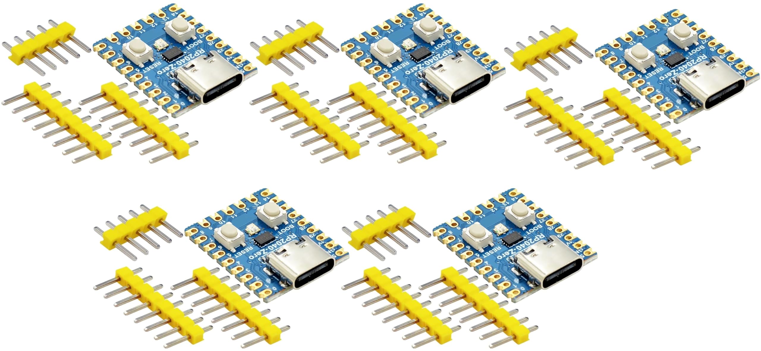 5 Stück RP2040-Zero RP2040 für Pi Mikrocontroller PICO Entwicklungsboard