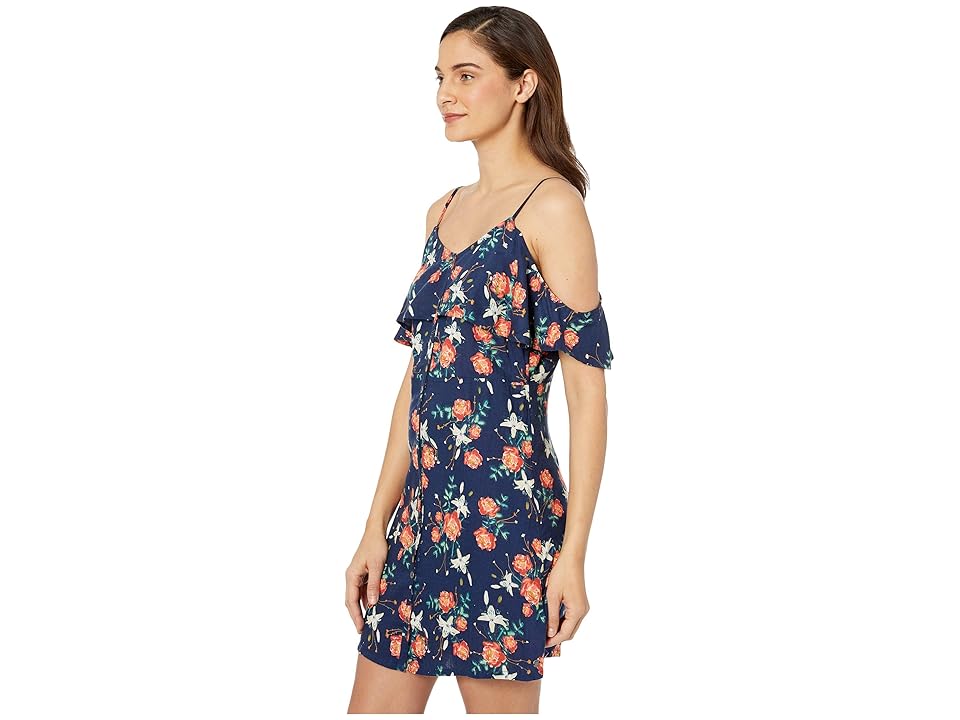 

Roxy Hot Street Print Dress (Dress Blue Garden Lily) Women's Dress, Multi