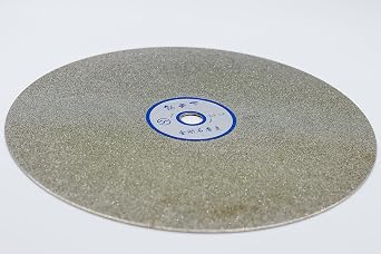 TechDiamondTools 8 inch Diamond Lapidary Faceting Flat Lap Disc 270 grit