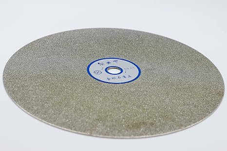 TechDiamondTools 8 inch Diamond Lapidary Faceting Flat Lap Disc 270 grit
