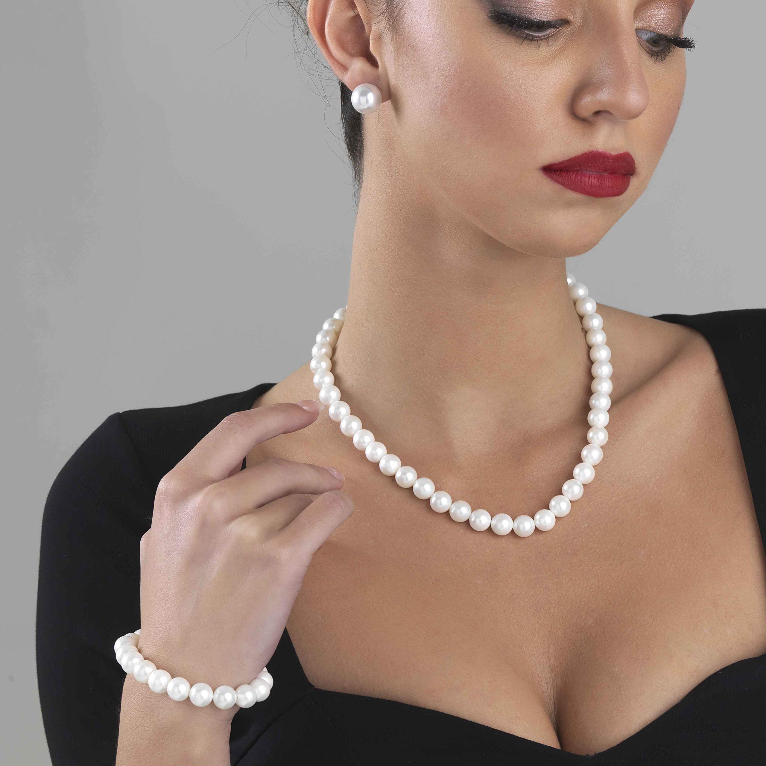 inSCINTILLE Collana Donna Perle con Chiusura in Acciaio Inossidabile | Collana Uomo Perline Multicolore | Vari Diametri | Confezione Regalo Inclusa