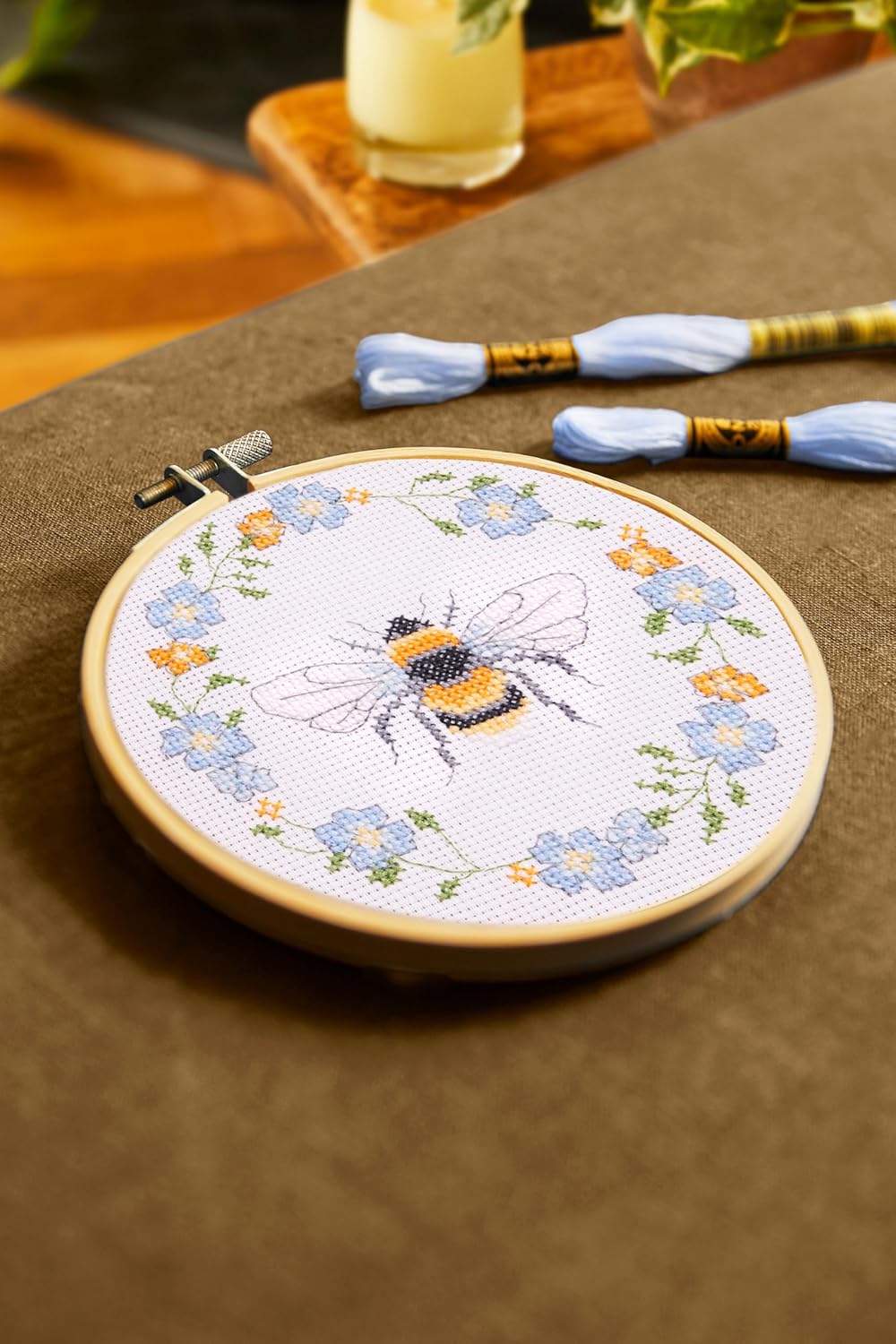 DMC Cross Stitch Kit Queen Bee by Jo Aston - Intermediate