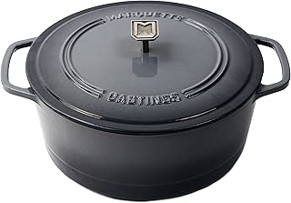 Marquette Castings 6 qt. Cast Iron Dutch Oven (Gray) - coolthings.us